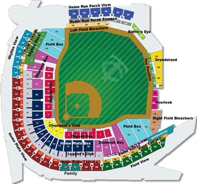 Estadio De Beisbol Monterrey Seating Chart
