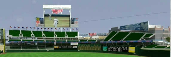 Final outfield configuration