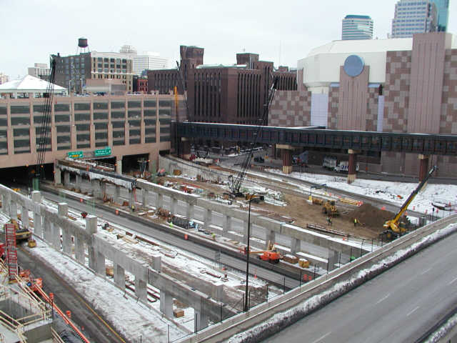Plaza support structure