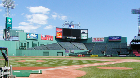 Fenway center field seating