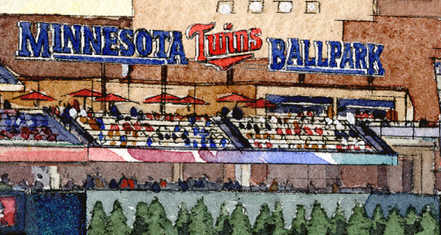 Outfield food court